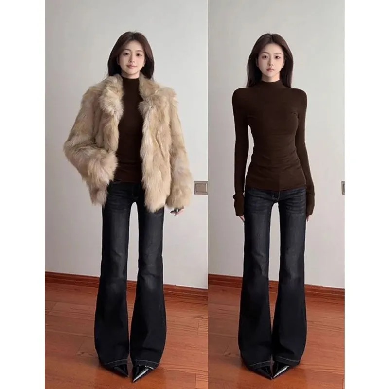 Base Layer Top - Women Slim Mock Neck Base Layer
