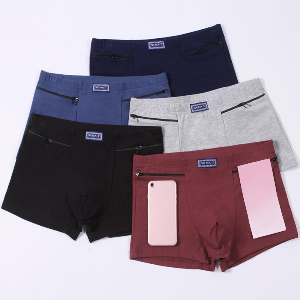 Men's Pockets Underwear Anti-t - Boxer Brief Pack Cotton recension och pris