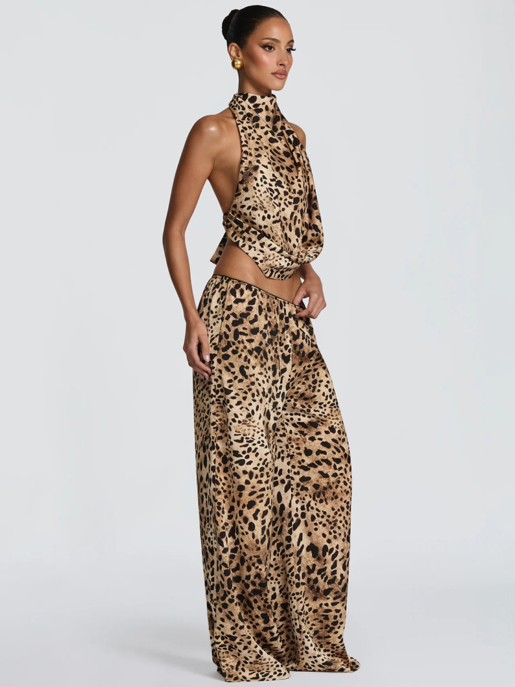 Sisterlinda Leopard Print 2 Pi - Suspender Tank Top recension och pris