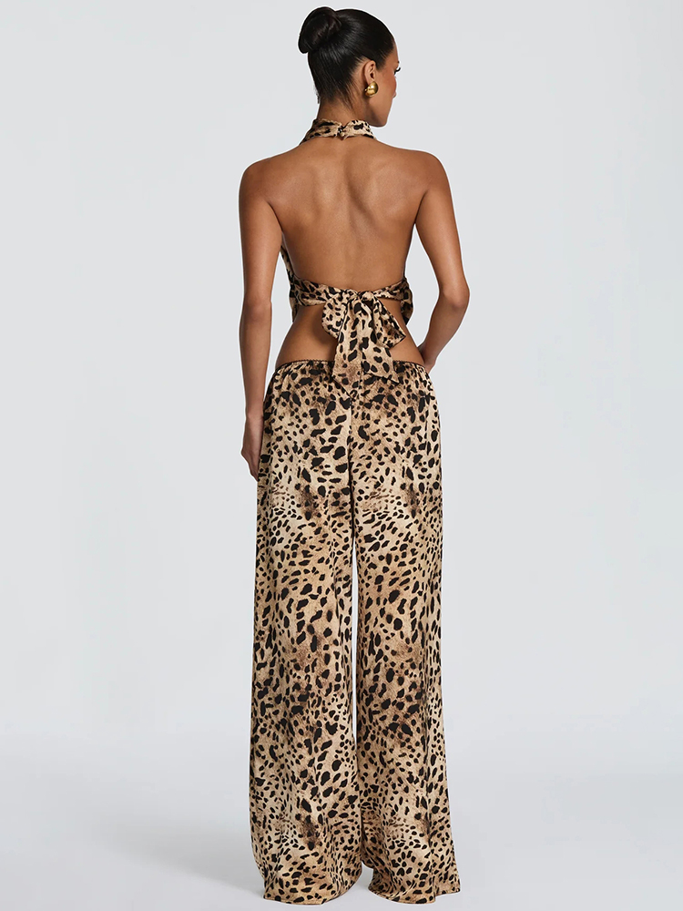 Sisterlinda Leopard Print 2 Pi - Suspender Tank Top recension och pris